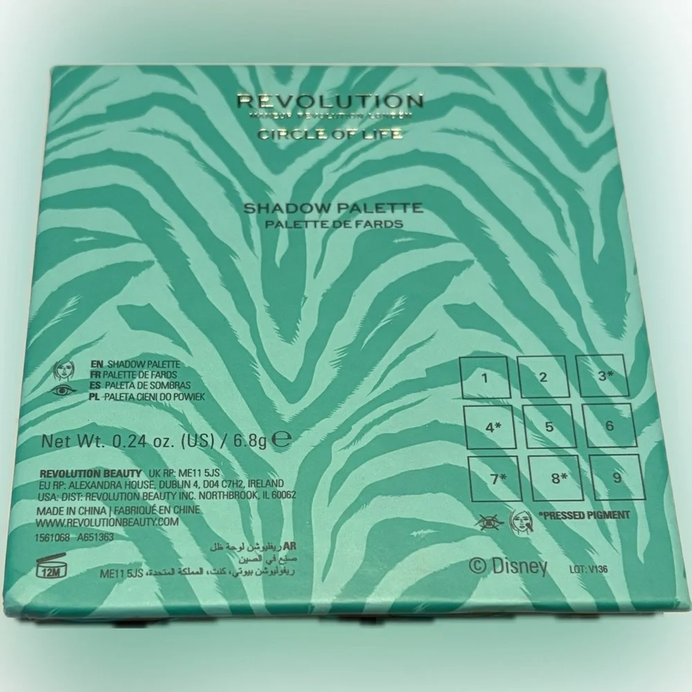 Ltd. Ed. Revolution x Lion King Circle of Life Eyeshadow & Pigment Palette